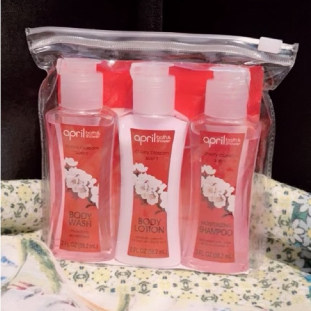 April bath and shower-  Set of 3